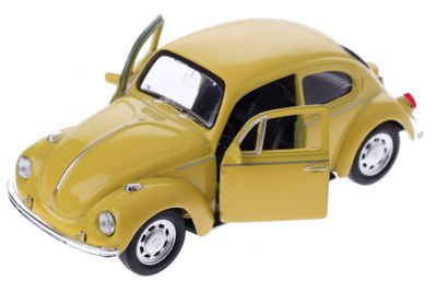 Welly Volkswagen Kever (1960) geel 12 cm
