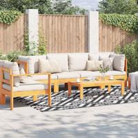 VidaXL Buitenkleed arakil 190x290 cm pp wit en zwart