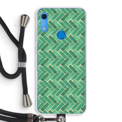 Moroccan tiles 2: Huawei Y6s Transparant Hoesje met koord