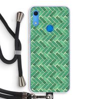 Moroccan tiles 2: Huawei Y6s Transparant Hoesje met koord