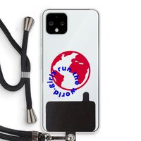 Run The World: Pixel 4 Transparant Hoesje met koord