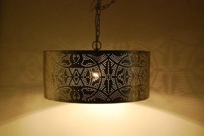 Hanglamp Ameera cilinder zilver