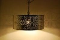 Hanglamp Ameera cilinder zilver