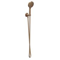 IVY Glijstangset - met handdouche - verstelbaar - 3 standen - doucheslang 150cm - Geborsteld mat koper PVD 6901145