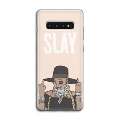 Slay All Day: Samsung Galaxy S10 4G Transparant Hoesje
