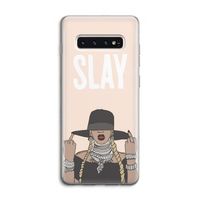 Slay All Day: Samsung Galaxy S10 4G Transparant Hoesje