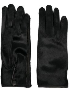 Maison Margiela gants à logo signature - Noir