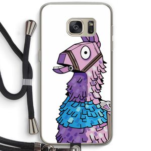 Lama: Samsung Galaxy S7 Transparant Hoesje met koord