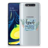 Samsung Galaxy A80 Telefoonhoesje met Naam Boho Beach - thumbnail