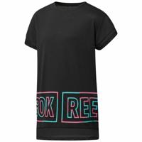 Dames-T-Shirt met Korte Mouwen Reebok Dance Girls Squad Zwart - Maat: XS