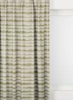 HEMA Gordijnstof Andel lichtdoorlatend golven ecru-groen (groen)