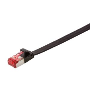 LogiLink CF2063S RJ45 Netwerkkabel, patchkabel CAT 6 U/FTP 3.00 m Zwart Vergulde steekcontacten 1 stuk(s)