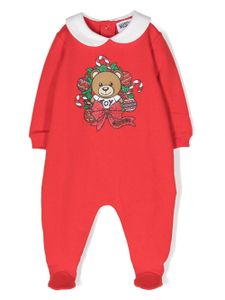 Moschino Kids pyjama à imprimé Teddy Bear - Rouge