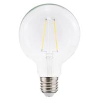 LED Filament lamp E27 - 4,5 Watt 470 Lumen - G95 - 2700K Warmwit licht - Dimbaar - Helder glas