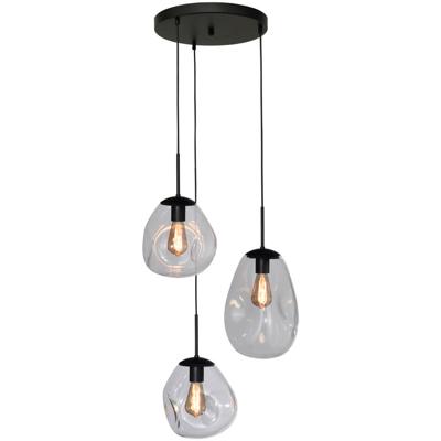 Masterlight Pendel hanglampLava 3x helder glas - 2762-05-35-3-00-011