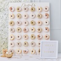 Ginger Ray GO-133 Gold Wedding Donut Wall - thumbnail