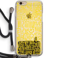 Majorelle Blue Print: iPhone 6 / 6S Transparant Hoesje met koord