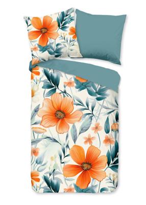 Good Morning Dekbedovertrek "bloemen" - Multi - (200x200 cm) - Katoen