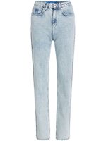 Karl Lagerfeld Jeans jean droit à taille haute - Bleu