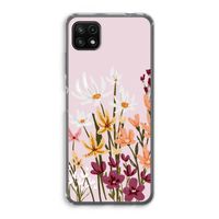 Painted wildflowers: Samsung Galaxy A22 5G Transparant Hoesje