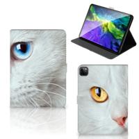 iPad Pro 11 2020/2021/2022 Flip Case Witte Kat