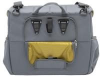 Enkele fietstas New Looxs Mondi Joy Single 18,5 liter 36 x 16 x 32 cm - quilted grey