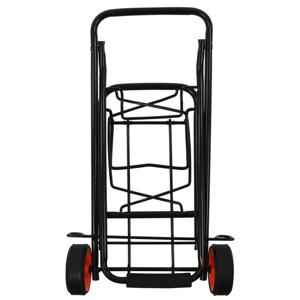 ProPlus Inklapbare bagagetrolley 30 kg staal zwart