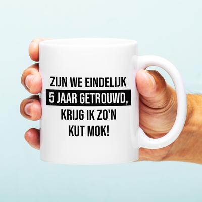 Mok Zijn we eindelijk zoveel jaar getrouwd - 5 jaar