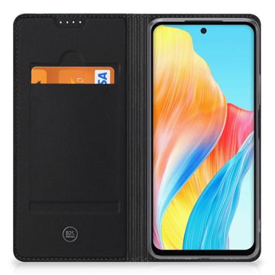 Standcase voor OPPO A58 4G Marmer Groen