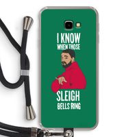Sleigh Bells Ring: Samsung Galaxy J4 Plus Transparant Hoesje met koord