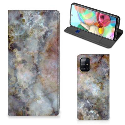 Samsung Galaxy A71 | Standcase | Marmer Grijs