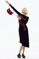 Pixelige midi-jurk - BLACK - XL