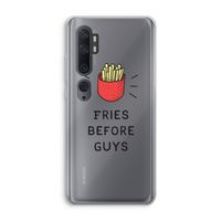 Fries before guys: Xiaomi Mi Note 10 Pro Transparant Hoesje
