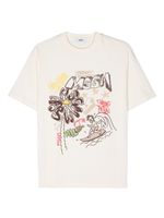 MSGM Kids t-shirt en coton à logo imprimé - Tons neutres - thumbnail