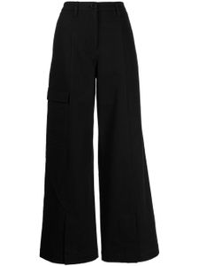 Goen.J pantalon cargo à coupe ample - Noir