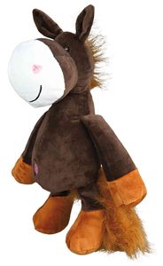 TRIXIE PLUCHE PAARD MET DIERENGELUID 32 CM