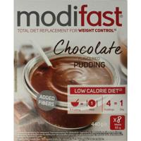 Modifast Intensive pudding chocolade 8 zakjes