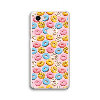 Pink donuts: Google Pixel 3 XL Transparant Hoesje