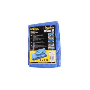001159 Dekzeil  4x6 mtr blauw | Mtools