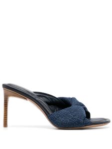 Jacquemus sandales Les Mules Bagnu 95 mm - Bleu