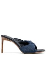 Jacquemus sandales Les Mules Bagnu 95 mm - Bleu - thumbnail