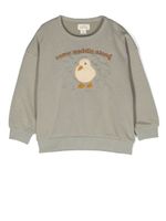 Konges Sløjd sweat à logo canard brodé - Gris