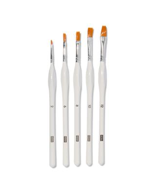 HEMA Schilderpenselen met platte punt - 5 stuks
