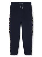 Michael Kors Kids pantalon de jogging en coton à logo - Bleu