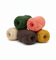 Inspiratie Bundel - Natuurtinten: Aardse warmte in elke steek - Haakgaren / Breigaren