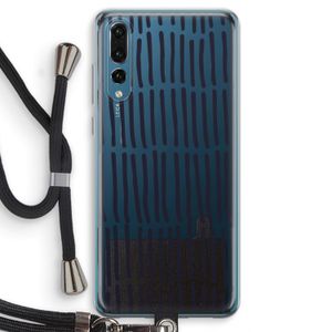 Moroccan stripes: Huawei P20 Pro Transparant Hoesje met koord