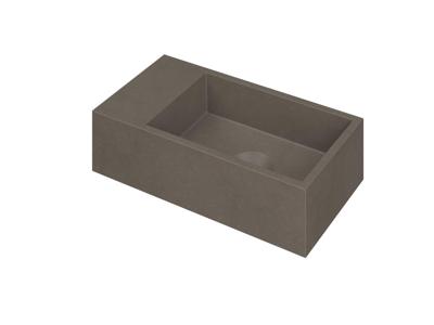 INK Versus Fontein Quartz Zonder Kraangat Links Beton 36x18x9cm
