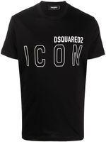 DSQUARED2 t-shirt à logo Icon imprimé - Noir