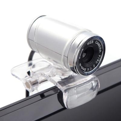 HXSJ A860 30fps 12 Megapixel 480P HD webcam voor desktop/laptop met 10m geluidsabsorberende microfoon lengte: 1.4 m (grijs)