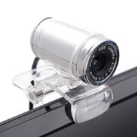 HXSJ A860 30fps 12 Megapixel 480P HD webcam voor desktop/laptop met 10m geluidsabsorberende microfoon lengte: 1.4 m (grijs)
